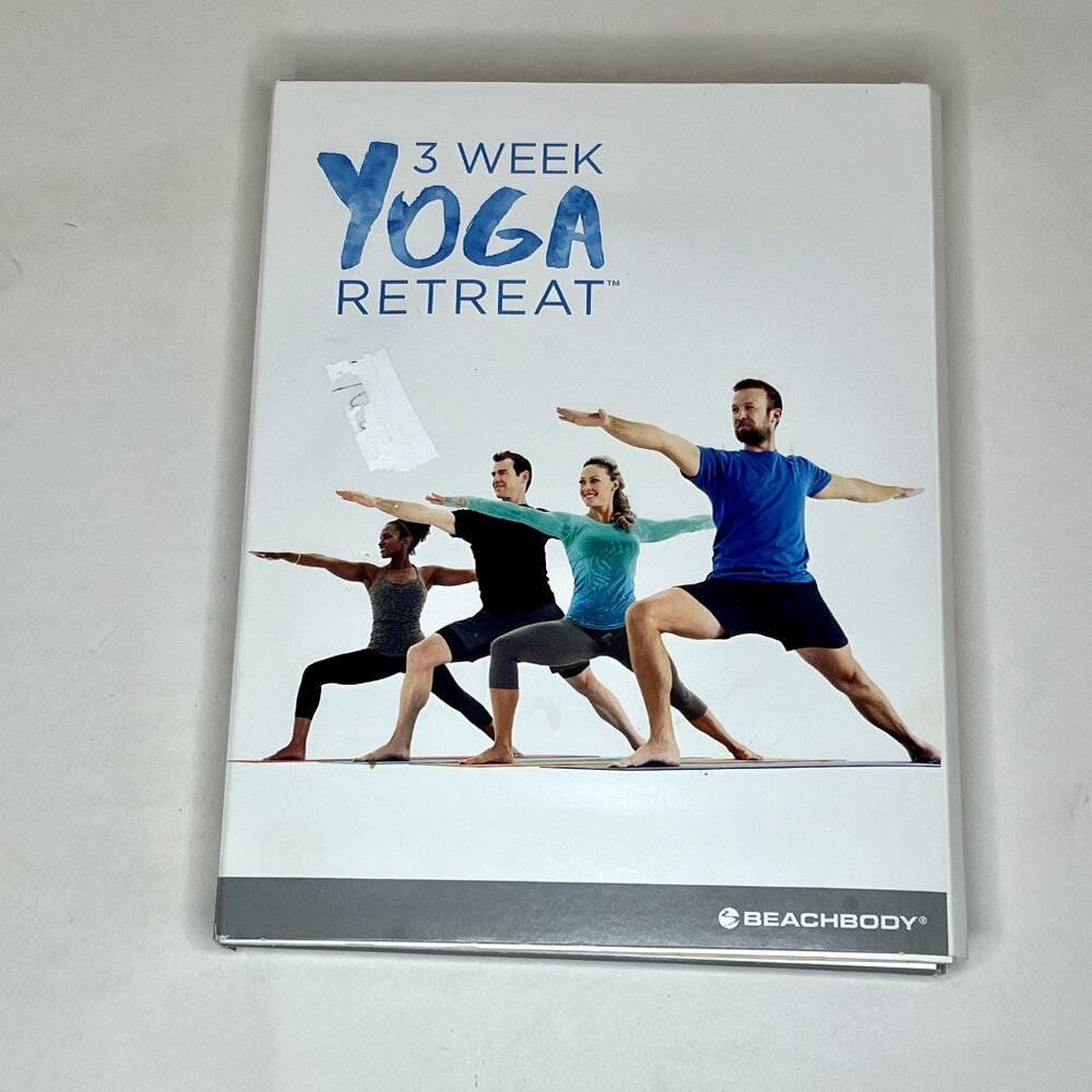 Beachbody 3 Week Yoga Retreat * 4 Disc Set * Out of Shrink Wrap But Never Used